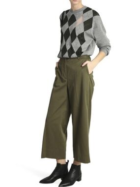 Alexander Wang Argyle Merino Wool Sweater